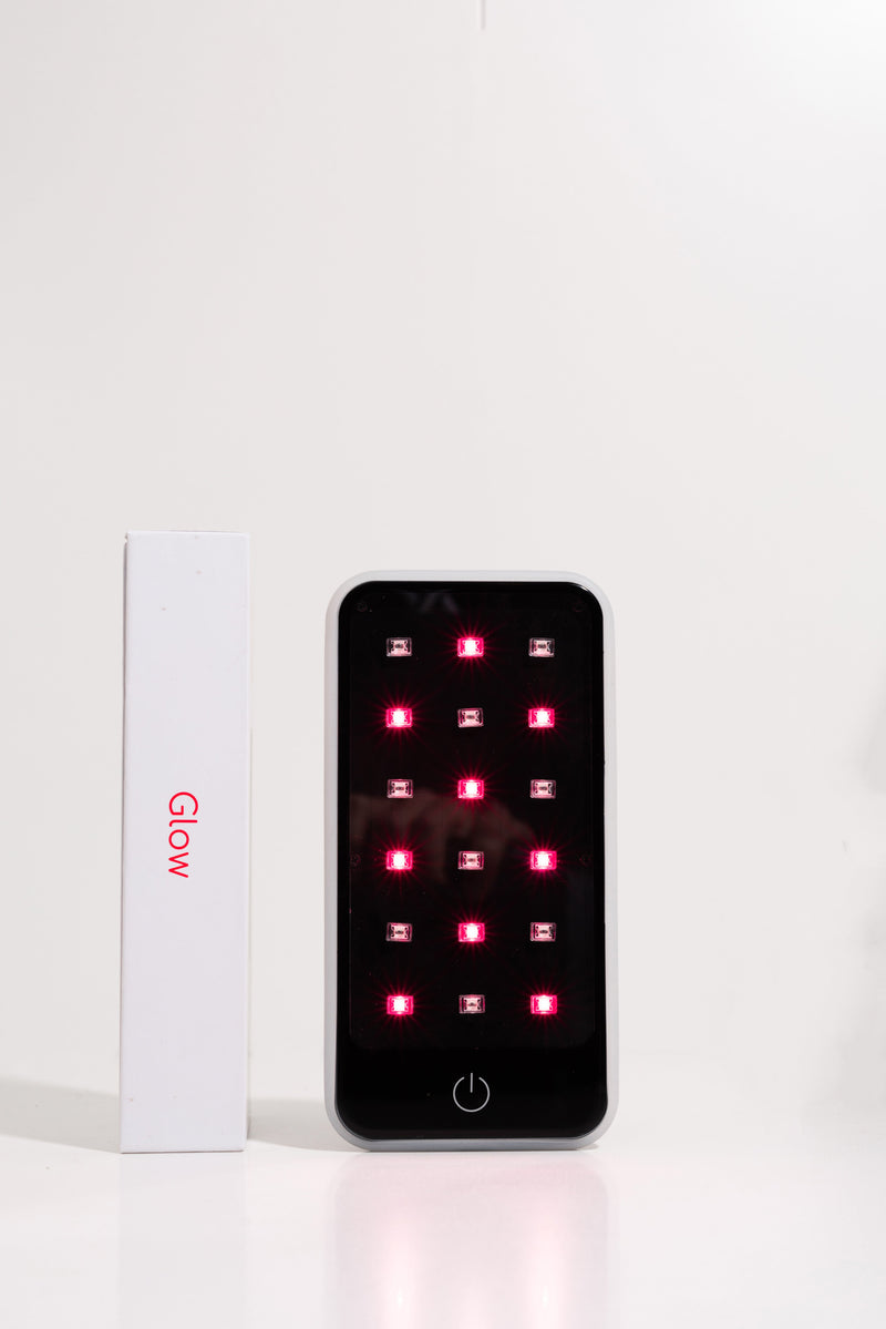 BioLight Glow: Portable Red Light Therapy Device - Slimmest Handheld Solution for On-the-Go Relief