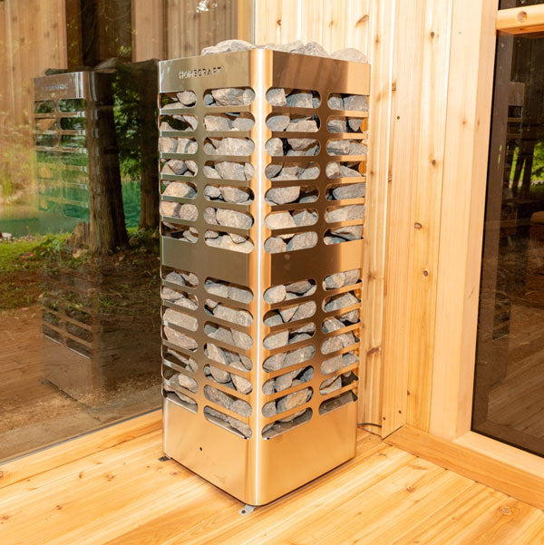 Canadian Timber Serenity MP Electric Barrel Sauna (CTC2245MPE) by Leisurecraft