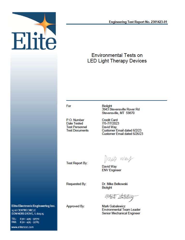 BioLight ReStore Full-Body Red Light Therapy Panel: Touch Screen, Adjustable Brightness & Pulsed Frequencies