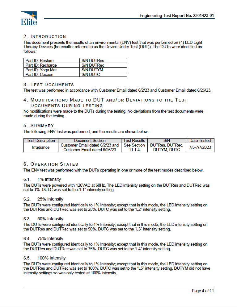 BioLight ReCharge Red Light Therapy Panel: Touch Screen, Adjustable Brightness & Pulsed Frequencies