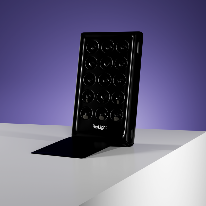 BioLight Shine: Handheld Device - Advanced Red Light Therapy with 15 LEDs and 4 Settings