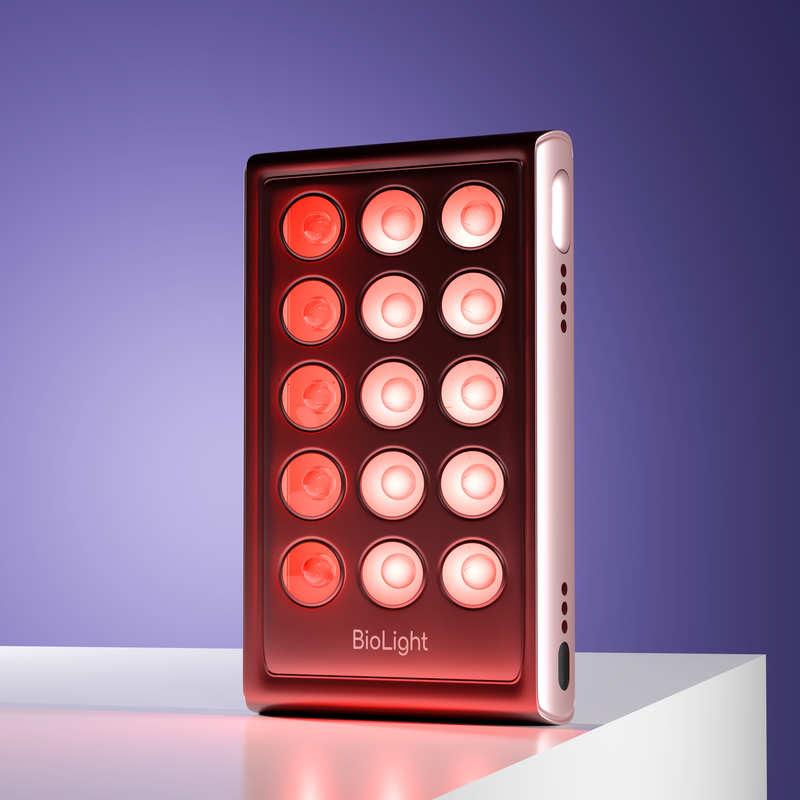 BioLight Shine: Handheld Device - Advanced Red Light Therapy with 15 LEDs and 4 Settings