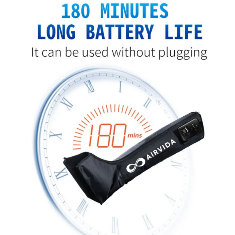 Airvida Cordless Leg Compressions With LCD Screen