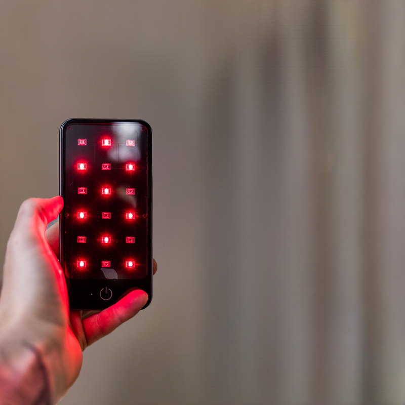 BioLight Glow: Portable Red Light Therapy Device - Slimmest Handheld Solution for On-the-Go Relief