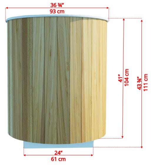 The Canadian Timber Baltic Cold Plunge Tub (CT33BP) by Leisurecraft